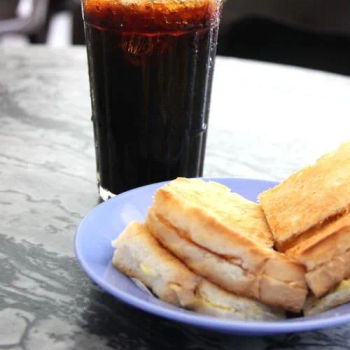 Kaya Butter Toast and Kopi O Penang