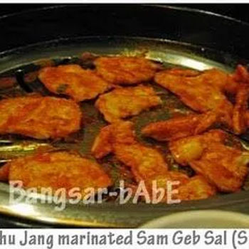 Go Chu Jang Marinated Sam Geb Sal (Spicy)