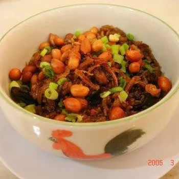 Glutinuos Rice with peanuts