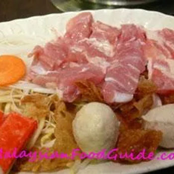 Chicken curry noodle set