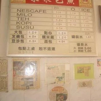 Menu and Price List On Board