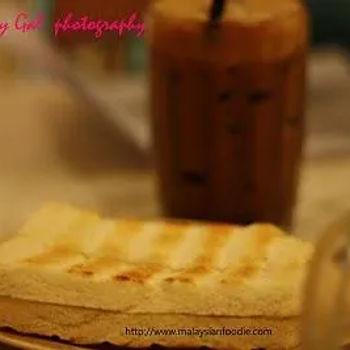 Roti Bakar Kaya Butter and Kopi Ping