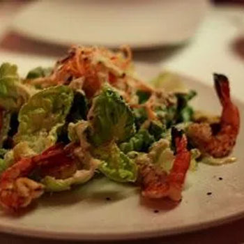 Romaine Lettuce with Prawns