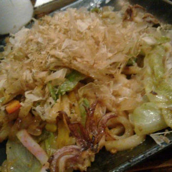 Pan Fried Octopus & Vege Udon 辛辣八爪昽什菜炒手打乌冬