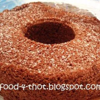 Japanese Chocolate Chiffon Cake