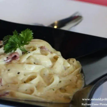 Fettucine Carbonara (Beef)