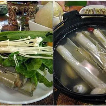 Steamboat with assorted veges and seafood