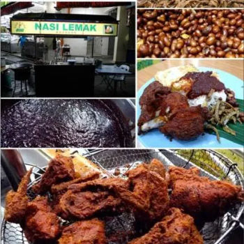 Fried Chicken Nasi Lemak