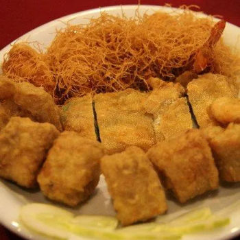 Golden Brown Deep Fried Prawn