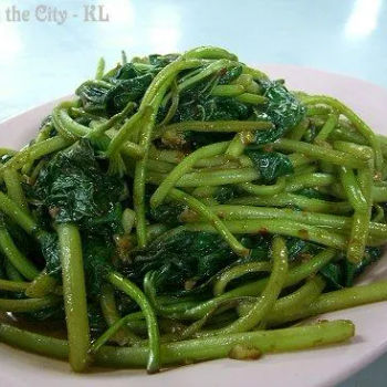 Stir-fried Sweet Potato Leaves with Belachan