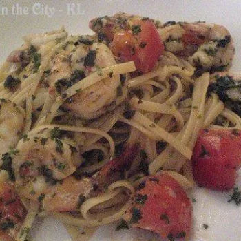 Gamberi Aglio Olio With Linguine