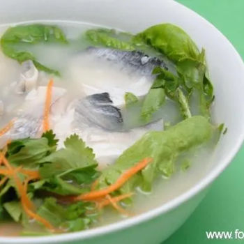 Fresh Pomfret Fish Porridge