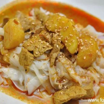 Pork curry chee cheong fun