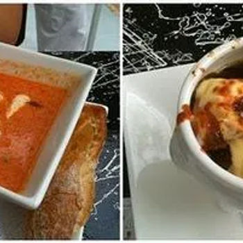 Tomato Soup; French Onion Soup
