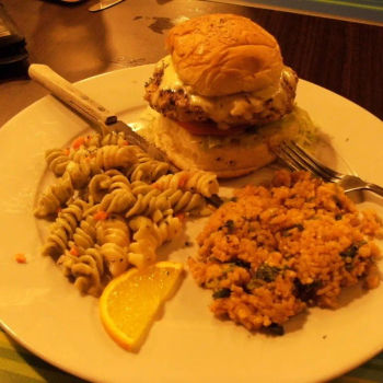 Mozarella Chicken Burger