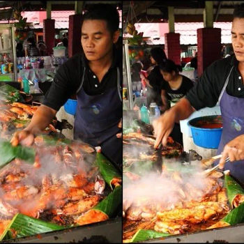 Ikan Bakar Making Process
