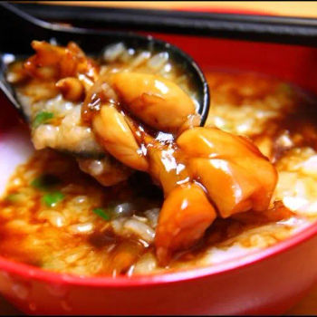 Ginger and Scallion Frog Legs Porridge