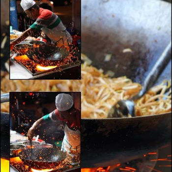 Fried Kuey Teow Process