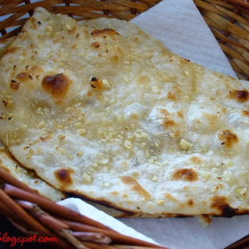 The garlic naan