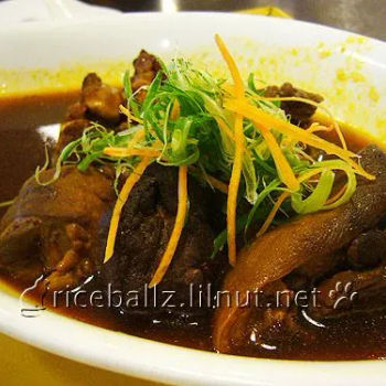 Pork Stewed In Dark Soy Sauce