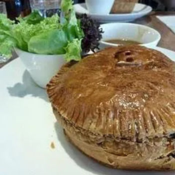 Wagyu beef pie and Moroccan Lamb Pie