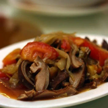 Stir Fried Pork Belly with Preserved Vegetables 咸菜