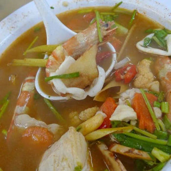 Tom Yum with Seafood