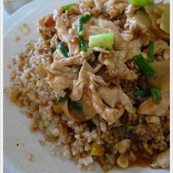 Fried Rice with Ginger Chicken