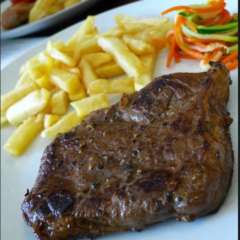 Pepper Beer Steak With Garlic