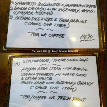Menu Board