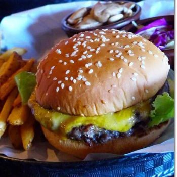 Swiss Mushroom Burger