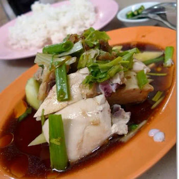 Steamed Chicken with Soy Sauce