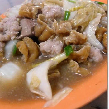 Stir Fried Mixed Offals With Chinese Cabbage