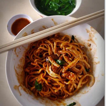 Spicy Dry Pan Mee