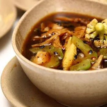 Hor Fun With Bitter Gourd And Black Bean