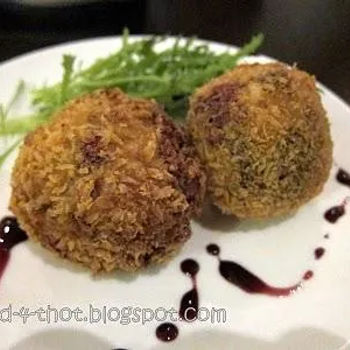 Deep Fried Risotto Mushroom Balls