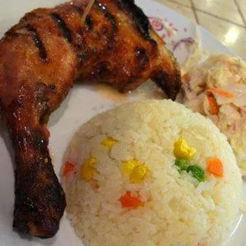Normal Peri-peri Chicken with Rice and Coleslaw