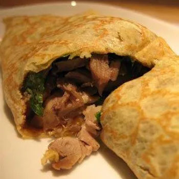 Peking Duck and Hoisin Sauce Wraps