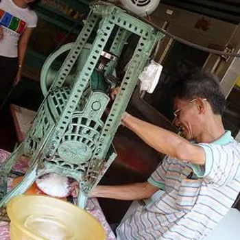 Cendol Making Process