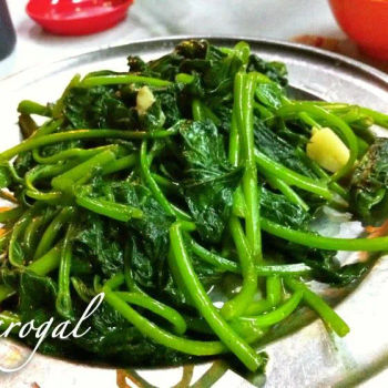 Fried Potato Leaves (清炒樹苗)