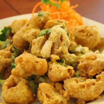 Salted Egg Fried Squid