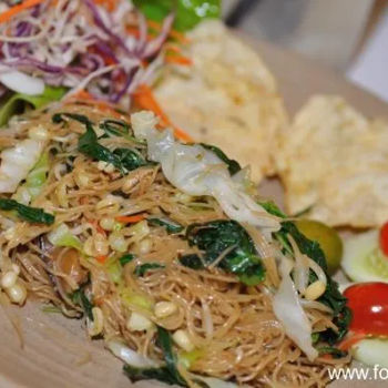 Basil Leave Fried Beehoon