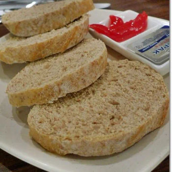 Wholemeal Bread with Butter and Jam