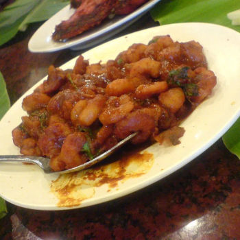 Fried Shrimps with chilli