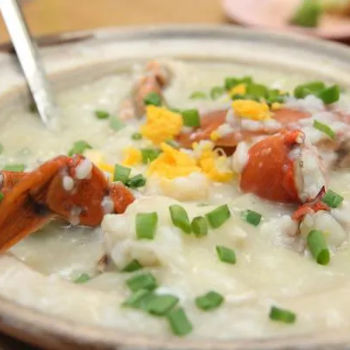 Century Egg Crab Porridge