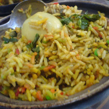 Chicken Claypot Nasi Briyani