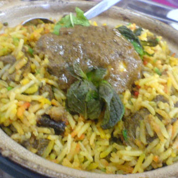 Mutton Claypot Nasi Briyani