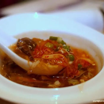 Hot & Sour Soup with Kimchi, Fish Maw & Bamboo Pit