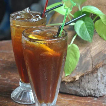 Ice Peach Tea & Lemon Tea