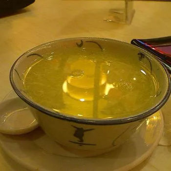 waterchessnut with egg